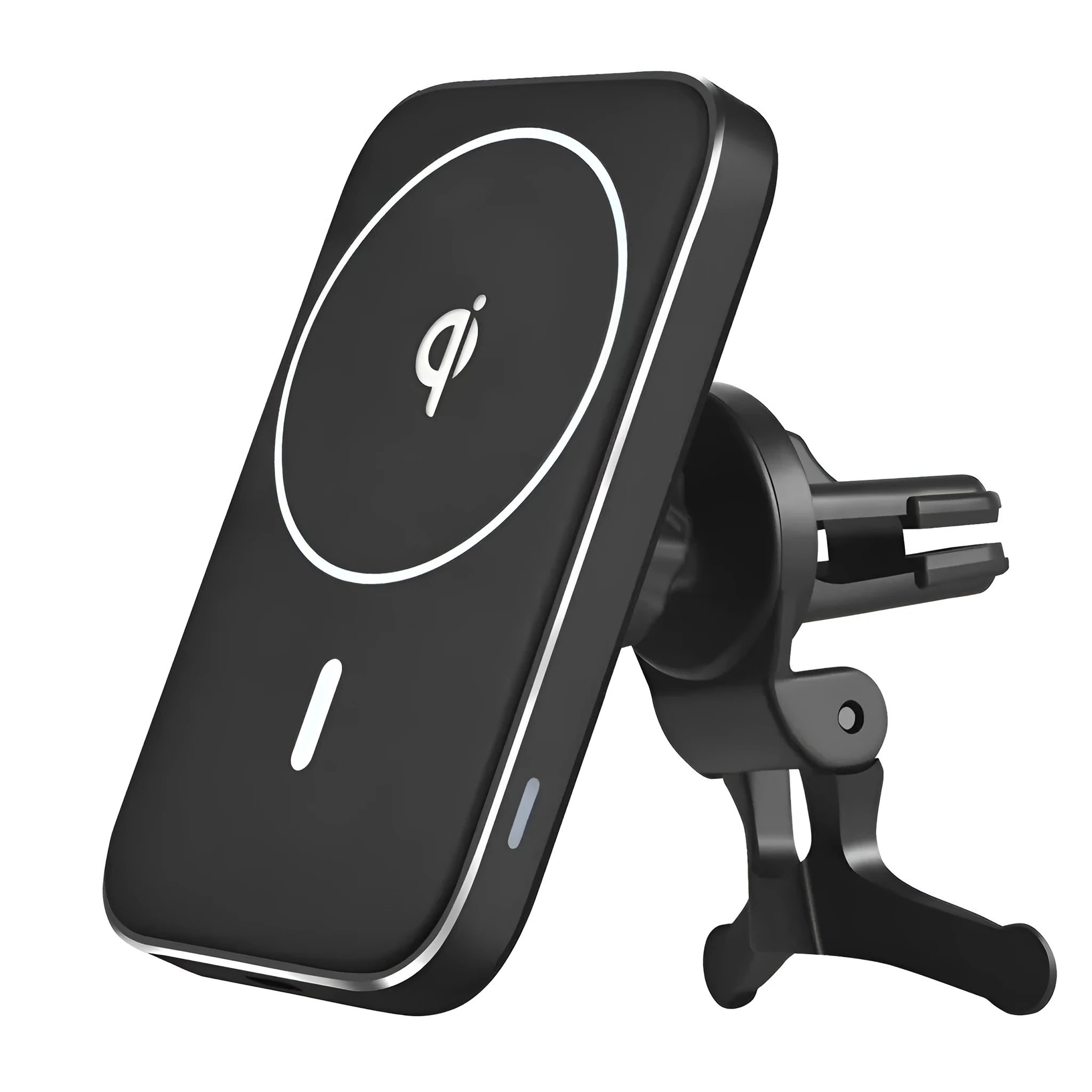 M6 black magnetic wireless charging car bracket for smartphones