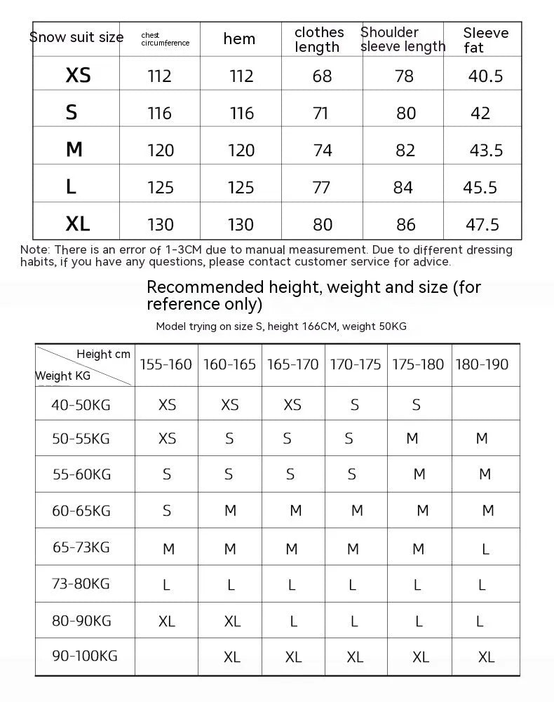 Yellow and black windproof waterproof ski suit for men and women winter sports