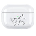 Hard PC back cover shell for AirPods Pro 3 wireless earbud case in solid colour.