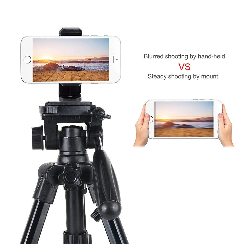 Black plastic rotating phone holder with clamp mechanism showing 10x4x3.5mm dimensions