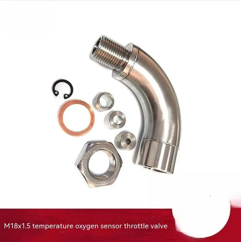 Automotive M18 x 1.5 temperature sensor adapter for gas flow measurement applications