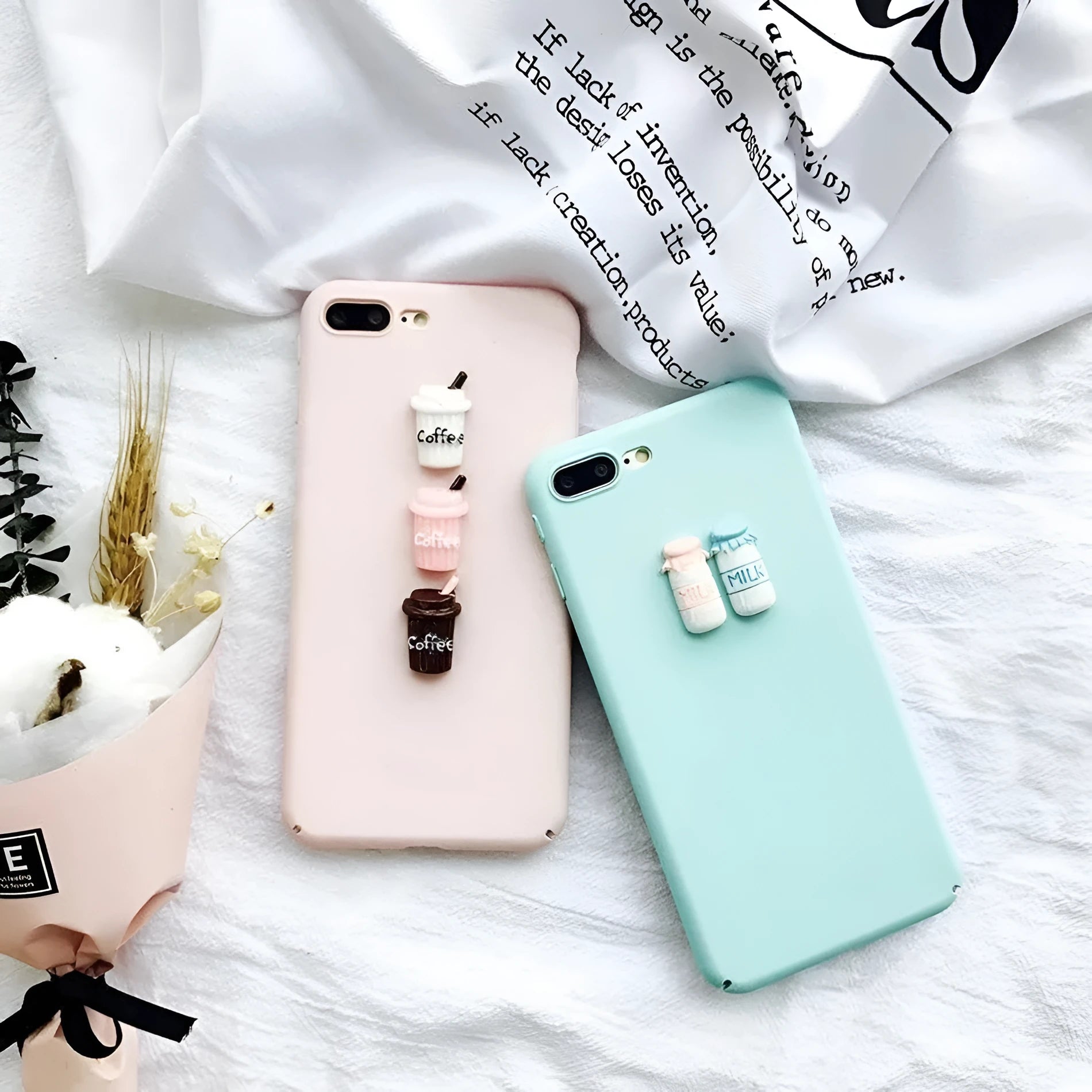 Soft black silicone iPhone case with a raised 3D cartoon cat design