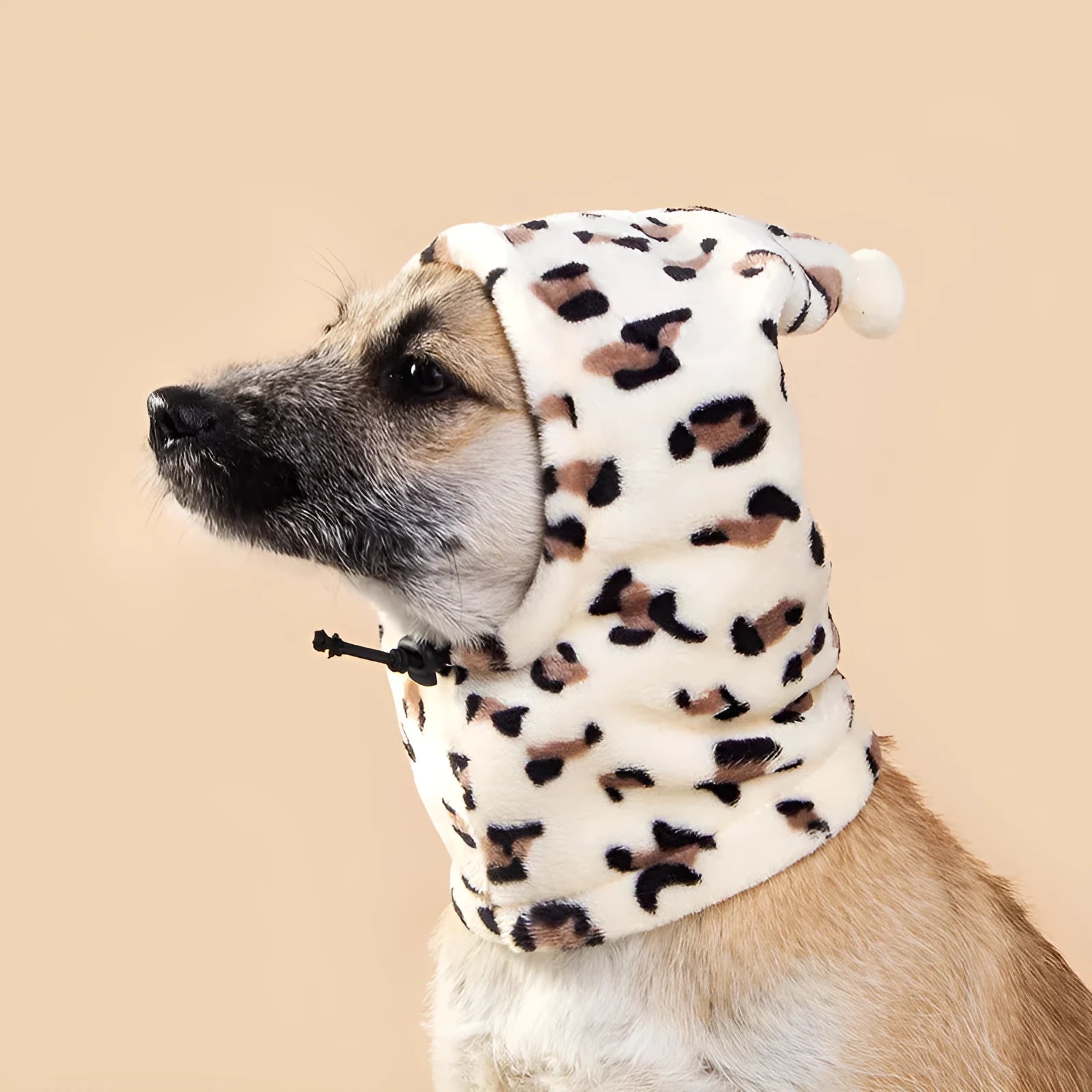 Cute bear headdress with rabbit ears pet hat for dog or cat in cloth material