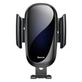 Universal smart car bracket mobile phone holder mounted on dashboard showing adjustable grip