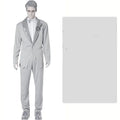 Halloween costume set for adult bride and groom couples including ghost bride and vampire bride options