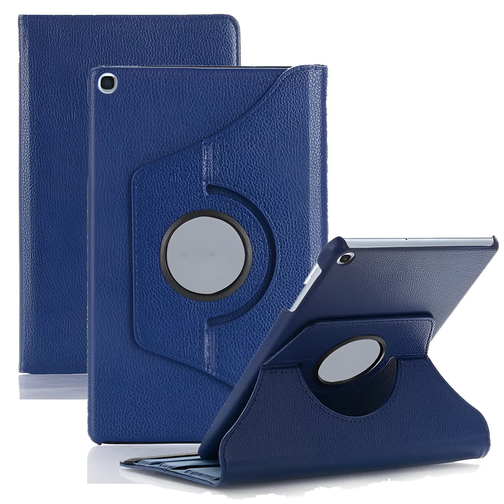 iPad rotating protective sleeve in imitation leather with clamshell design in multiple colours