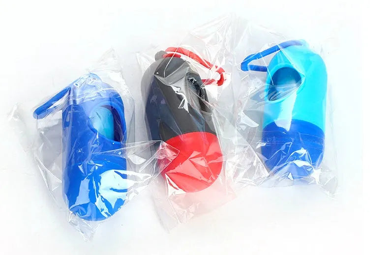 Roll of 22.5x30 cm pet waste cleanup bags in assorted colours for dog poop disposal.
