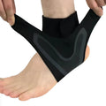 Sports ankle support brace for left or right foot, sizes M L XL for shoe sizes 37-46.