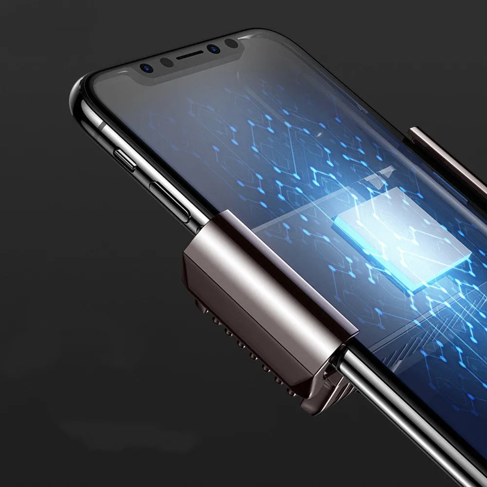 Mobile phone radiator clip made of ABS aluminum and ceramic for 4-7 inch phones in black gold or silver
