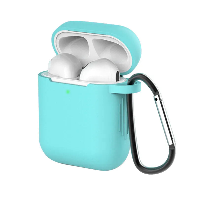 Silicone protective cover for Apple AirPods charging case in multiple colour options