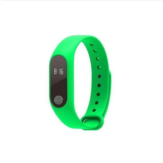 Motion intelligent hand ring smart wristband in six colour options showing fitness tracking features