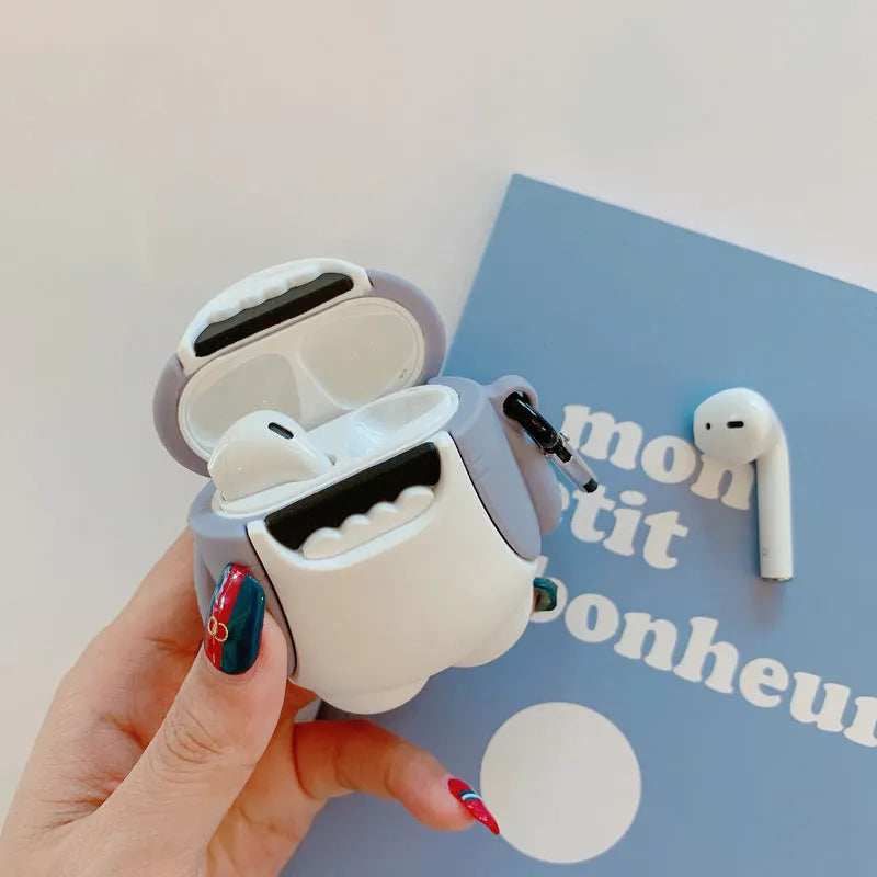 Silicone protective cover for Apple AirPods 1 and 2 wireless charging cases