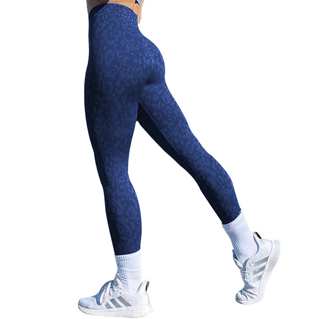 Women's push up booty leggings in camouflage pattern for gym workouts and yoga
