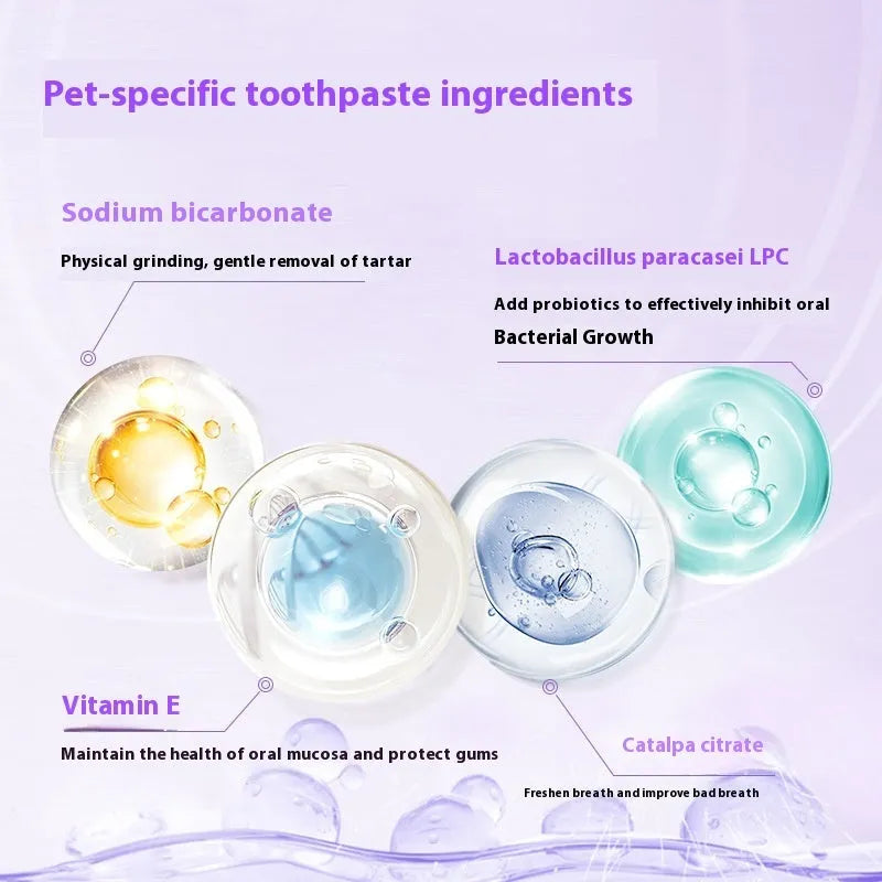 Pet toothbrush pen for dog and cat teeth cleaning with 5ml gel