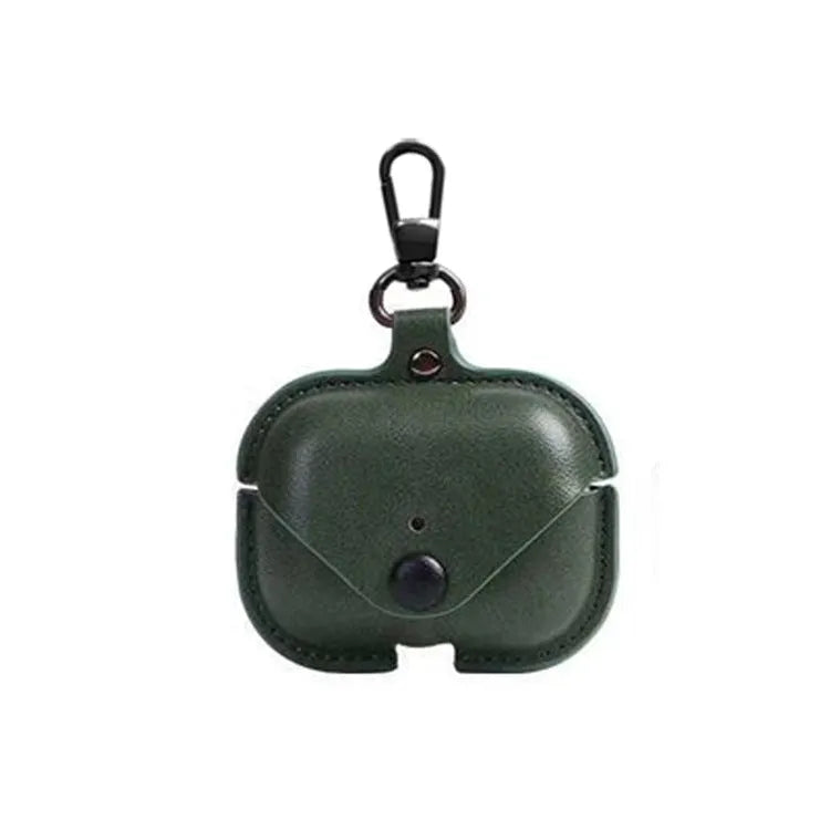 AirPods Pro protective leather case in a choice of PU patterns including cross, crystal, and litchi texture.