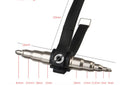 Manual tube expander tool for refrigeration copper pipes with alloy steel construction