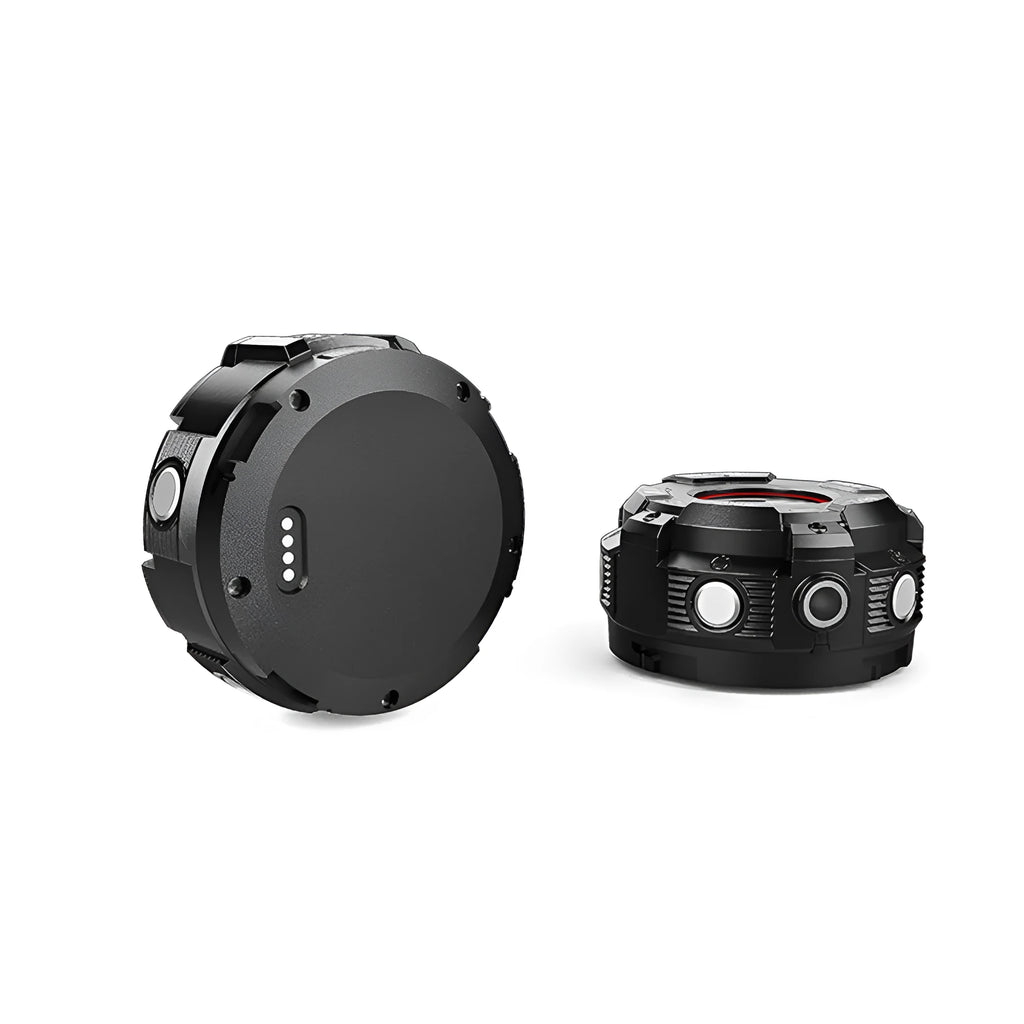 Black waterproof digital sports camera showing compact 290mm length design