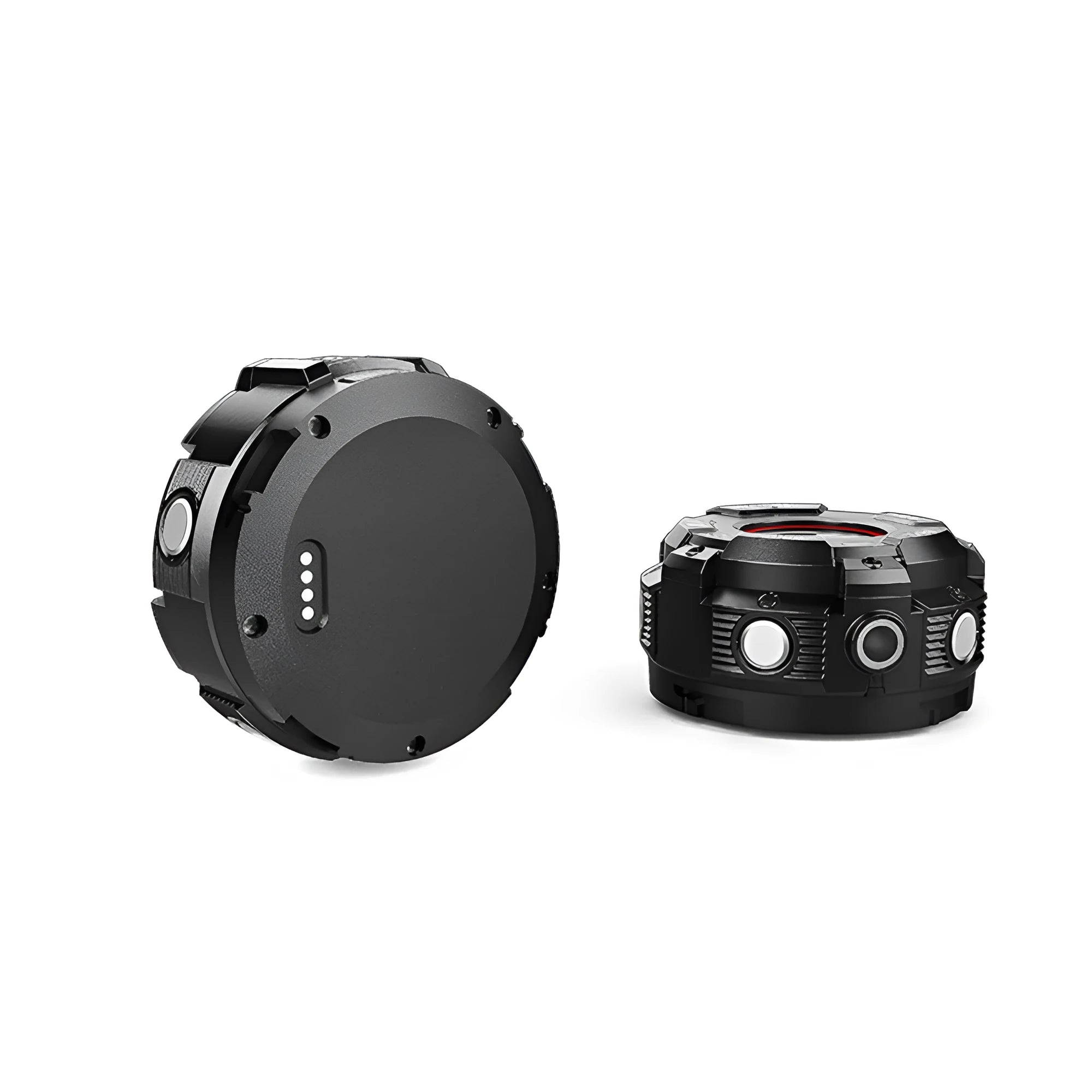 Black waterproof digital sports camera showing compact 290mm length design