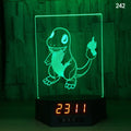 3D dolphin shaped LED night light with glowing effect on wooden table