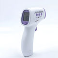 White digital non-contact thermometer with LCD screen for temperature measurement