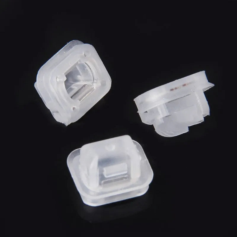 Transparent plastic interior trim fasteners for BMW E39 E38 peach wood seats