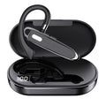 Business single-ear Bluetooth headset with ear-mounted design, ABS material, and noise reduction