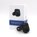 HY82 car MP3 Bluetooth FM transmitter with USB charging ports for cigarette lighter installation