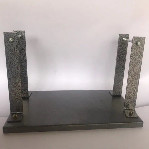 Black iron electric planer flip chip bracket showing 285mm length mounting surface