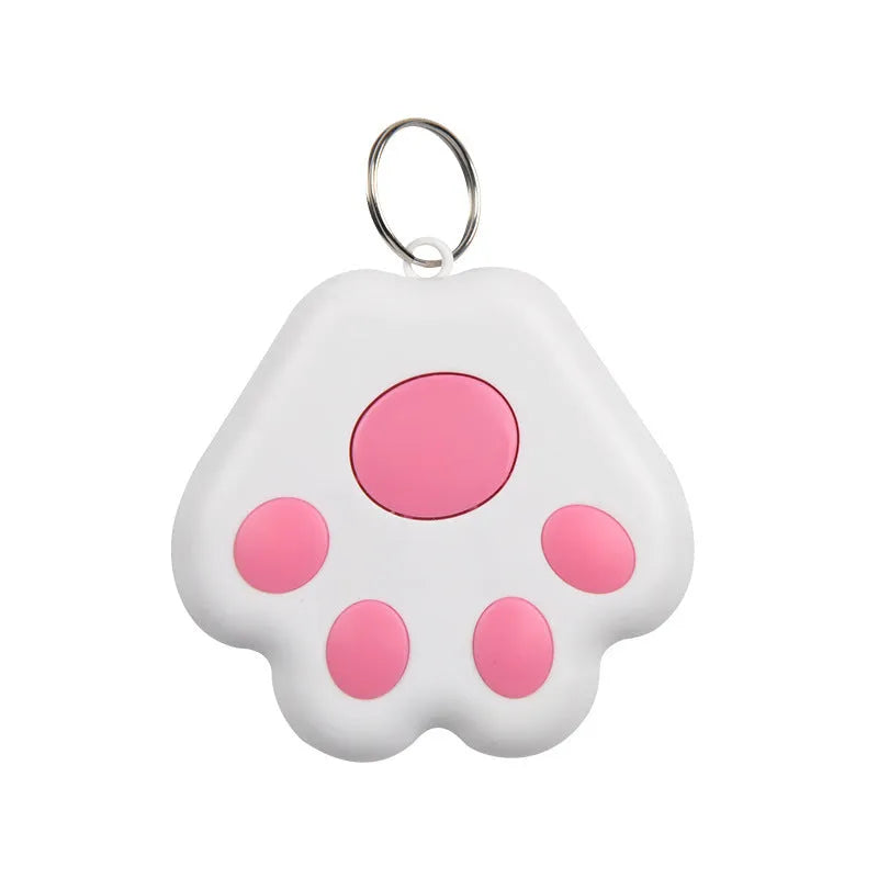 Bluetooth anti-lost tracking device in dog paw shape with pendant attachment