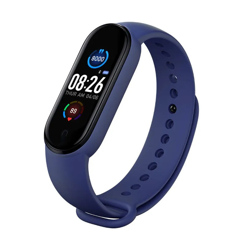 M5 smart fitness bracelet with 0.96 inch screen for heart rate and blood pressure monitoring