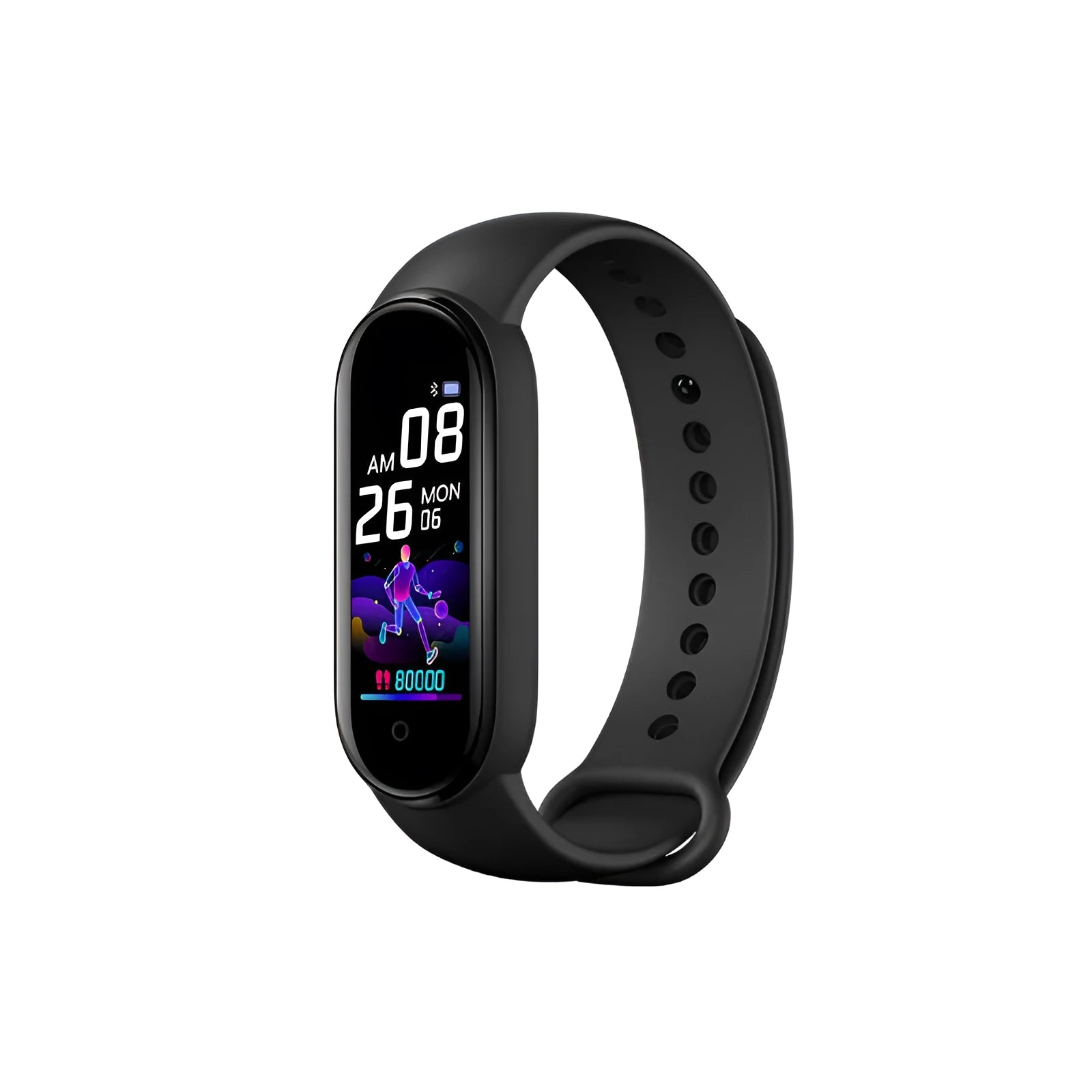 M5 smart fitness bracelet with 0.96 inch screen for heart rate and blood pressure monitoring
