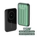Magnetic wireless power bank charger 5000mAh in blue colour for iPhone 12