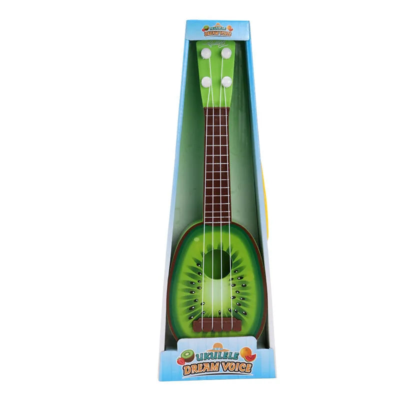 38cm plastic simulation ukulele toy for children's musical training in multiple style options