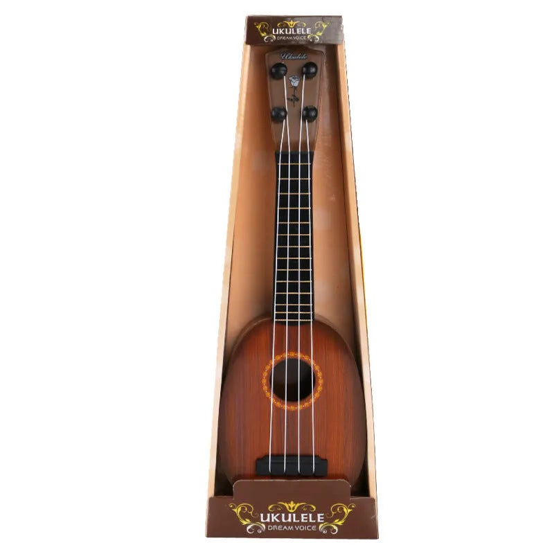 38cm plastic simulation ukulele toy for children's musical training in multiple style options