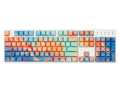Five-sided sublimation sunset OEM keycap with colourful design on all sides for mechanical keyboard customisation