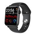 QS19 smart bracelet heart rate blood pressure temperature monitor 1.54 inch IPS display black TPU band
