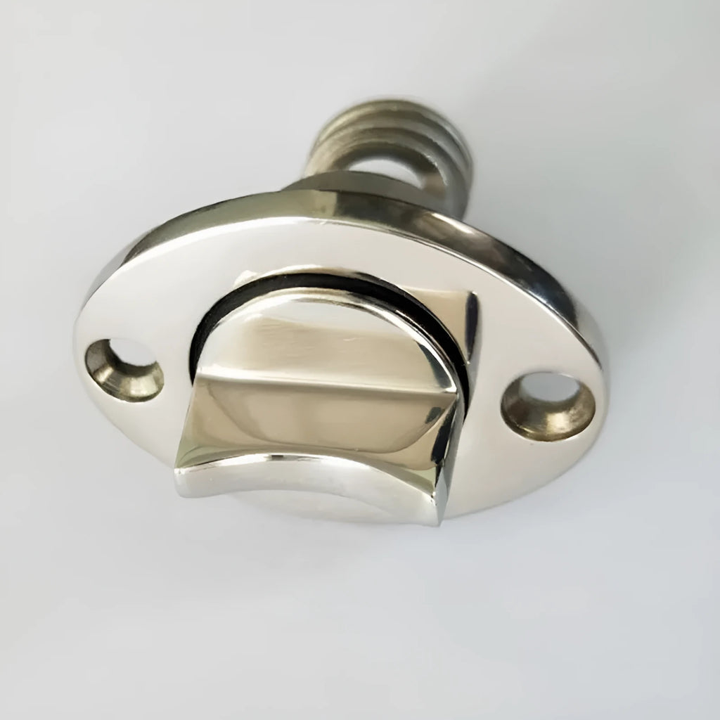 Stainless steel marine water plug for ships and yachts, corrosion resistant 316-grade