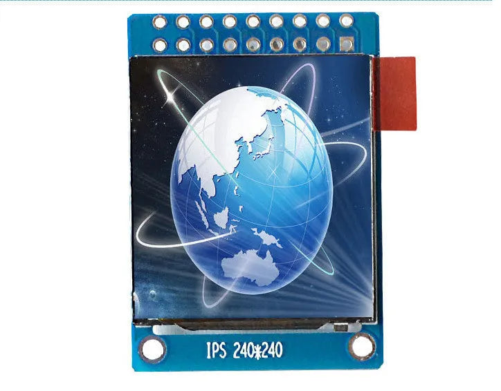 1.3-inch square IPS LCD display module with 240x240 resolution and ST7789 control chip