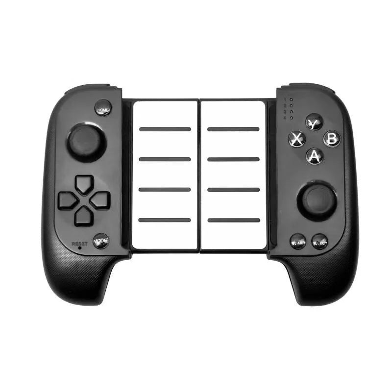 Wireless Bluetooth game controller with telescopic phone holder in black colour