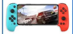Wireless Bluetooth game controller with telescopic phone holder in black colour