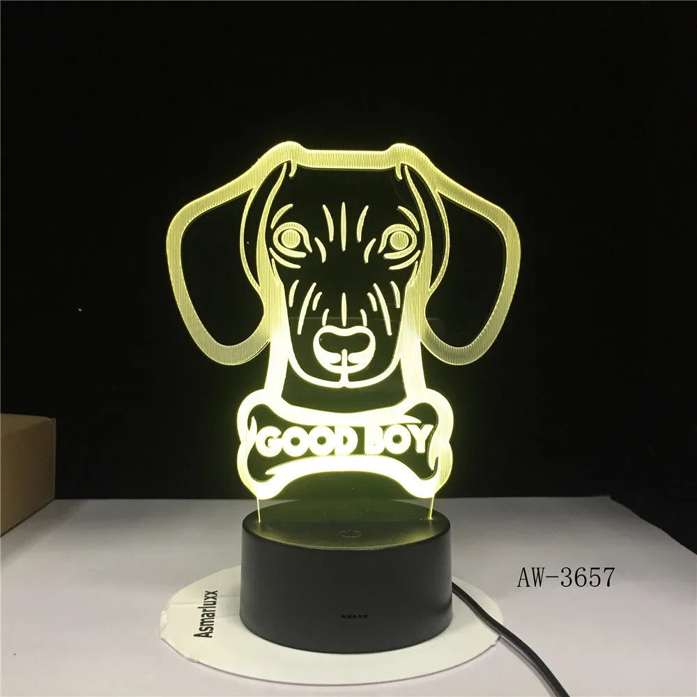 Remote control gradient colour LED table lamp with acrylic shade on an ABS base.