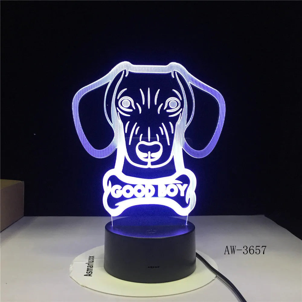 Remote control gradient colour LED table lamp with acrylic shade on an ABS base.