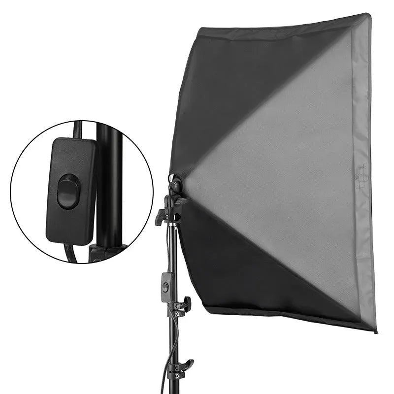 50x70cm photography soft light cloth on 2 metre stand with packing bag