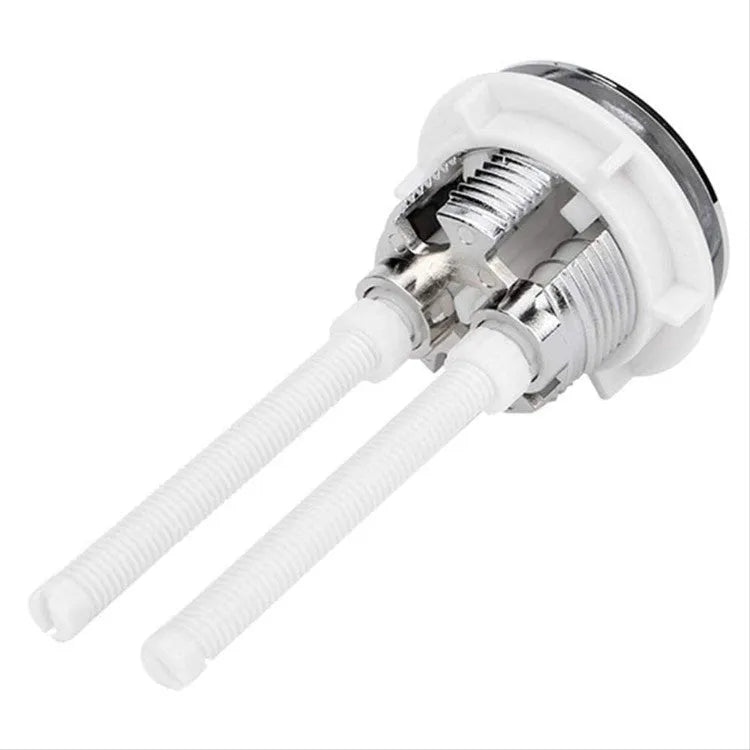 38mm round double toilet flush button replacement set for one-piece toilets