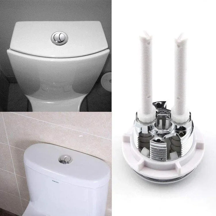 38mm round double toilet flush button replacement set for one-piece toilets