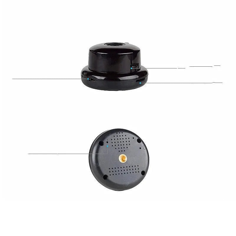 White wireless dome network camera for outdoor surveillance with motion detection alarm and 3.6mm lens