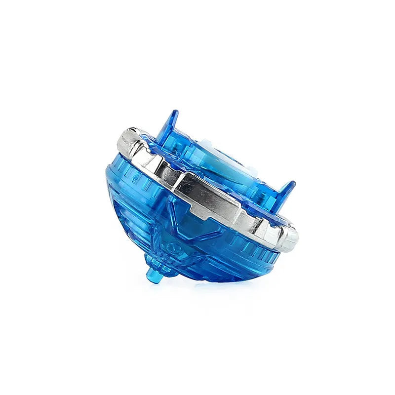 SB Light Gyro Bottom yoyo component in blue, red, white, and yellow colours showing 4.5cm dimensions
