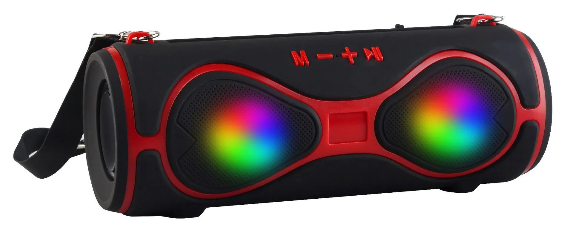 Lantern-shaped multifunctional Bluetooth speaker with carrying strap and integrated mobile phone stand