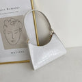 Korean style small square underarm bag in PU leather available in nine colours including leopard print