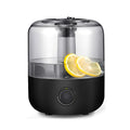 White or black mechanical control humidifier with 3L tank for quiet bedroom use